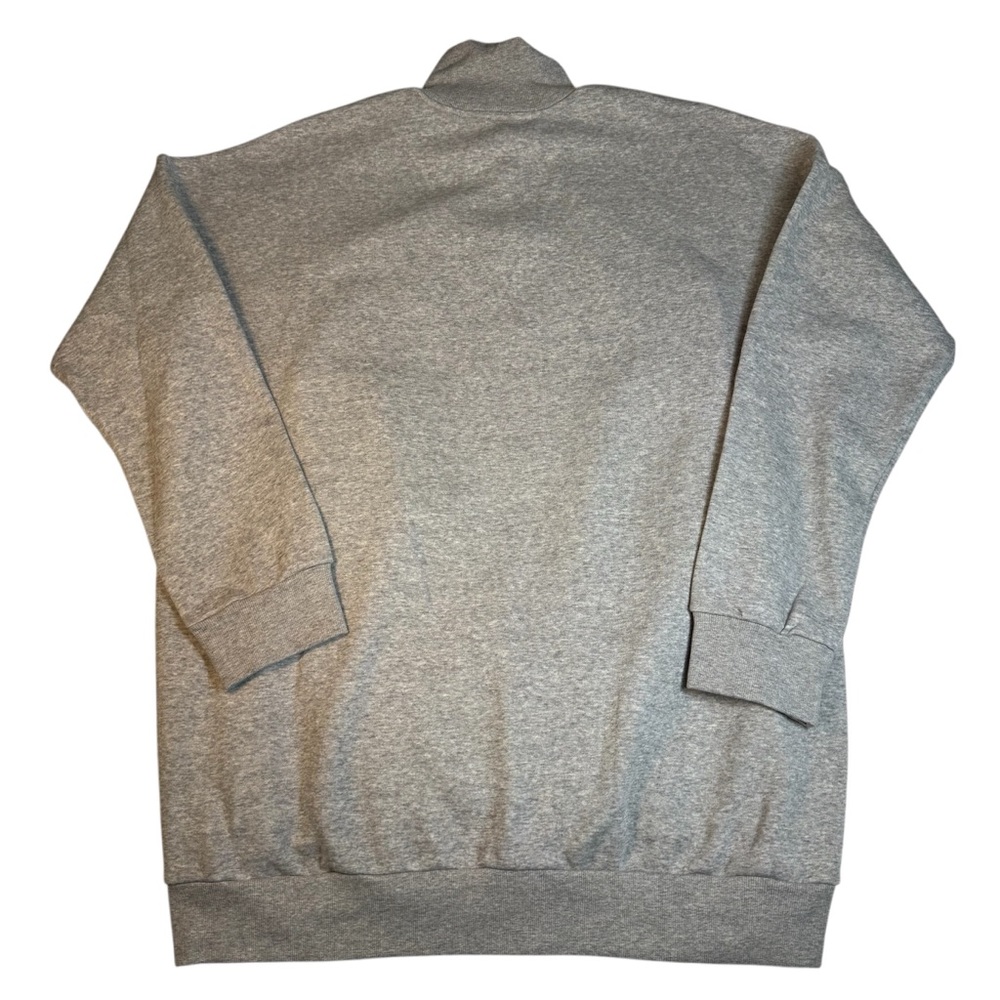 adidas Sweater Women’s 2XL Gray Essentials Comfort Elongated 1/4 Zip GD2590 - Picture 3 of 10